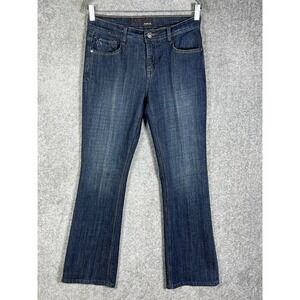 Foster Bootcut Jeans Womens Size 6 Blue Dark Wash Denim Stretch 5 Pocket
